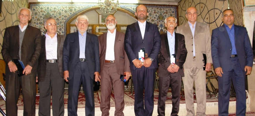 تجلیل از خادمان هیات کشتی کاشان